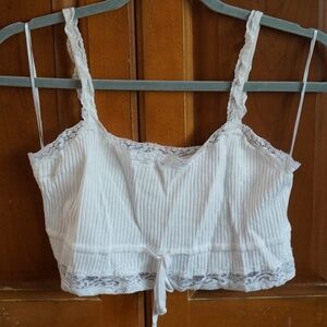 Garage White Tank Top Camisole